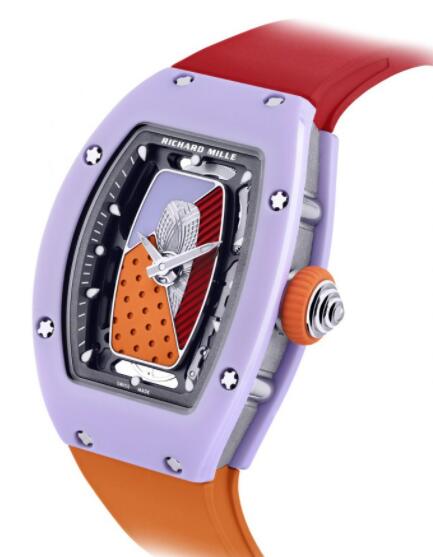 Richard Mille RM 07-01 Automatic Coloured Ceramics Pastel Lavender Replica Watch
